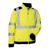 CASACO SOFTSHELL SIDEIA AMARELO AHV/AZ MARINHO